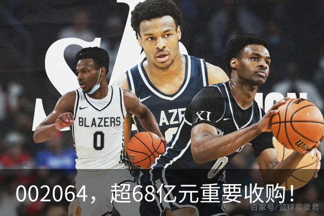 002064，超68亿元重要收购！